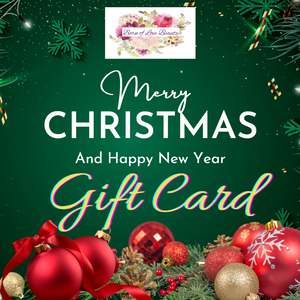 Merry Christmas Born of Love Beauty Gift Card